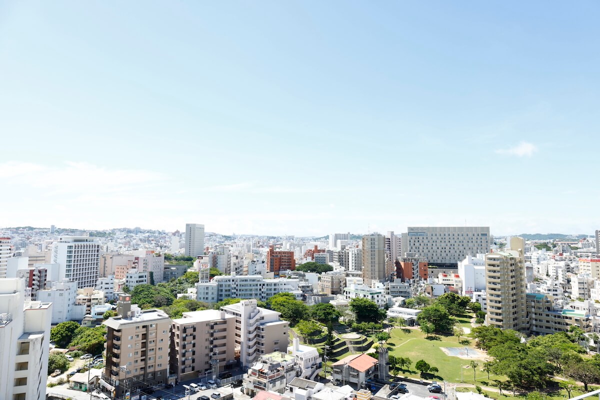 那覇市の街並み