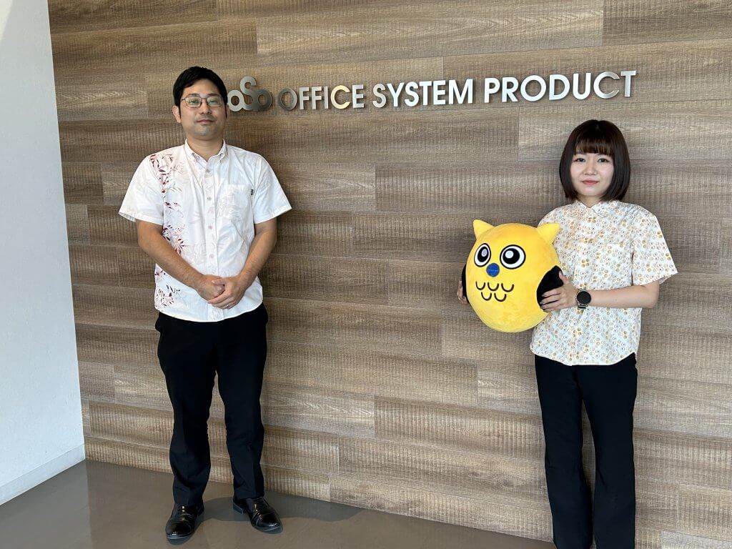 神崎さんと登川さん　オフィスシステムプロダクト　